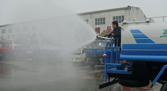 灑水車高炮:(霧態)功能演示